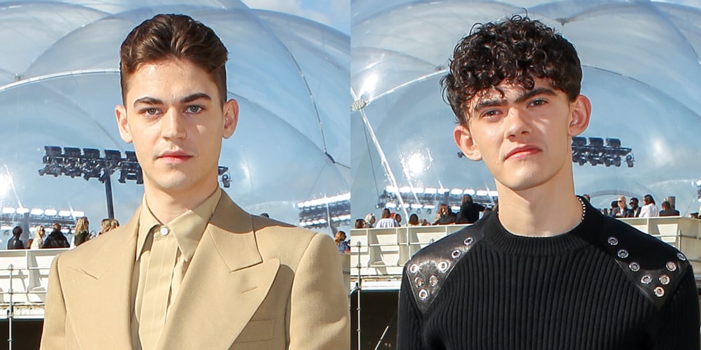 Hero Fiennes Tiffin & Joe Locke Step Out For Alexander McQueen Fashion Show
