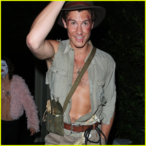 Shawn Mendes Dressed Up as Indiana Jones for Halloween!