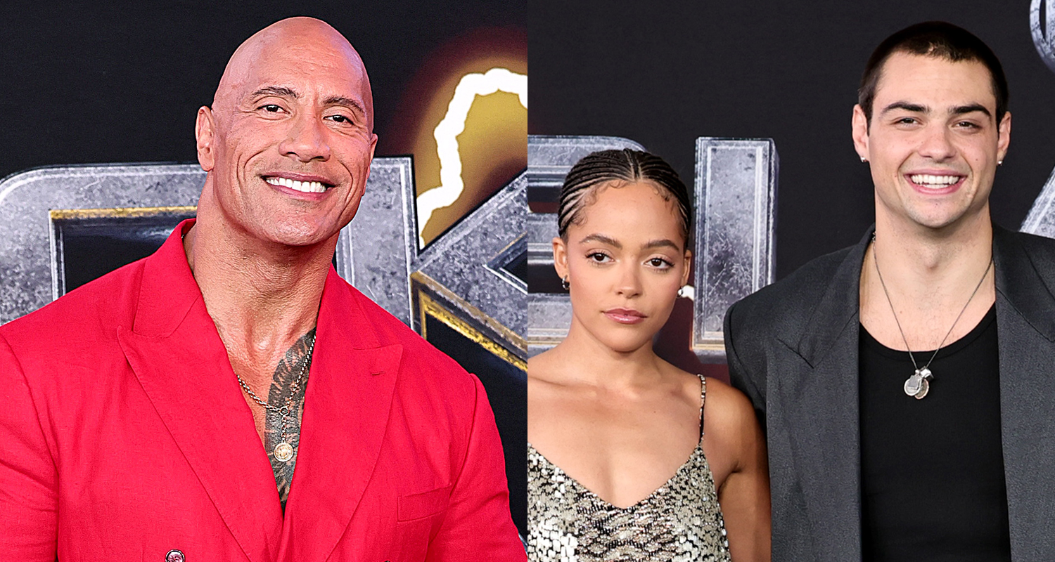 Noah Centineo, Quintessa Swindell, & Dwayne Johnson Premiere ‘Black Adam’ in NYC