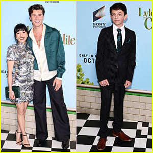 Shawn Mendes, Constance Wu & Winslow Fegley Premiere New Movie 'Lyle, Lyle, Crocodile'