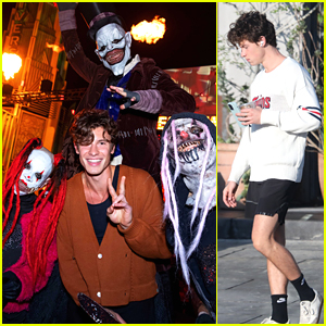 Shawn Mendes Grabs Coffee Days After Attending Halloween Horror Nights