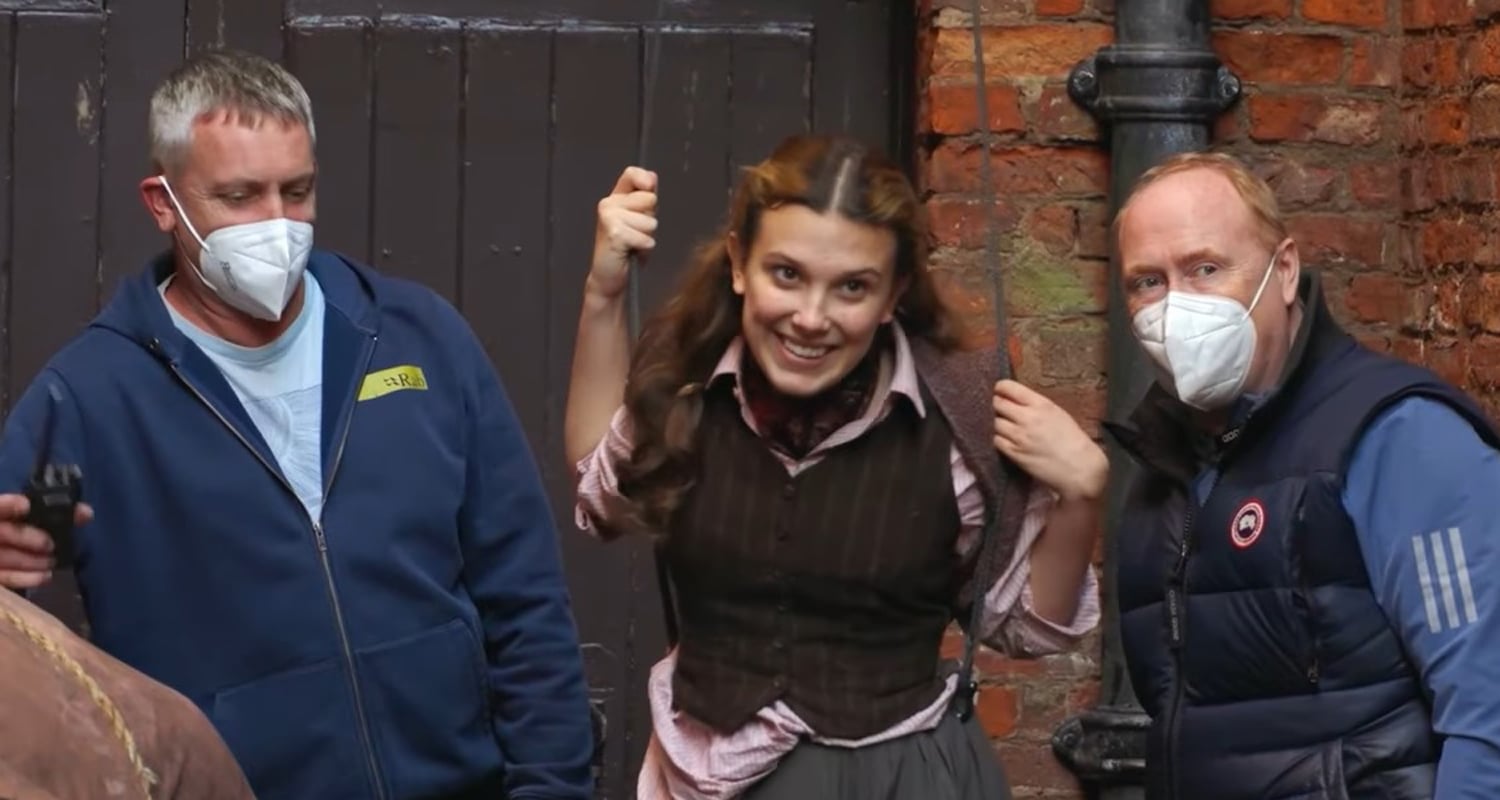 Millie Bobby Brown Takes Fans Behind-the-Scenes of ‘Enola Holmes 2’ As Film Debuts at No 1 On Netflix’s Top 10