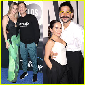 Lele Pons & Guaynaa Join Camilo & His Family at 'Los Montaner' Premiere