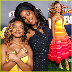 Marsai Martin & Kelly Rowland Share Sweet Moment at 'Fantasy Football' Premiere