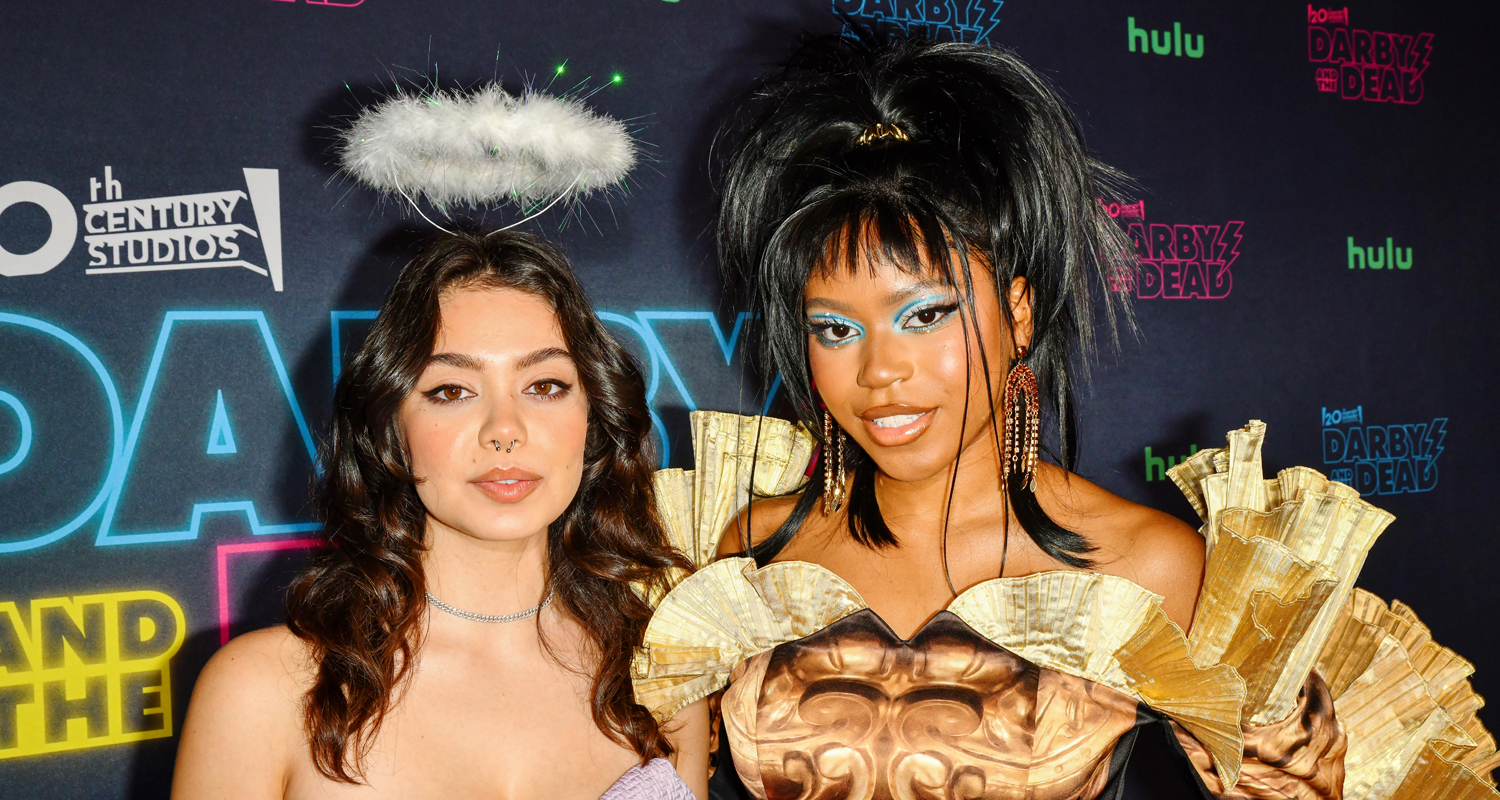 Auli’i Cravalho Is an Angel at ‘Darby & the Dead’ Premiere with Riele Downs & More