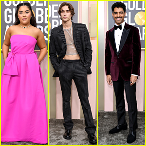 TikTok Stars Emily Uribe, Josh Richards & Boman Martinez-Reid Step Out For Golden Globes 2023
