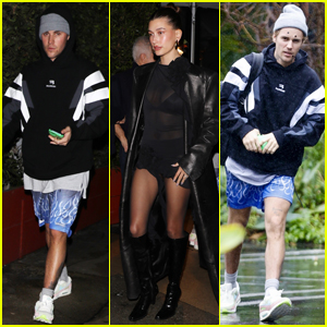 Justin Bieber Hits the Studio in Same Look He Wore for Night Out With Hailey Bieber