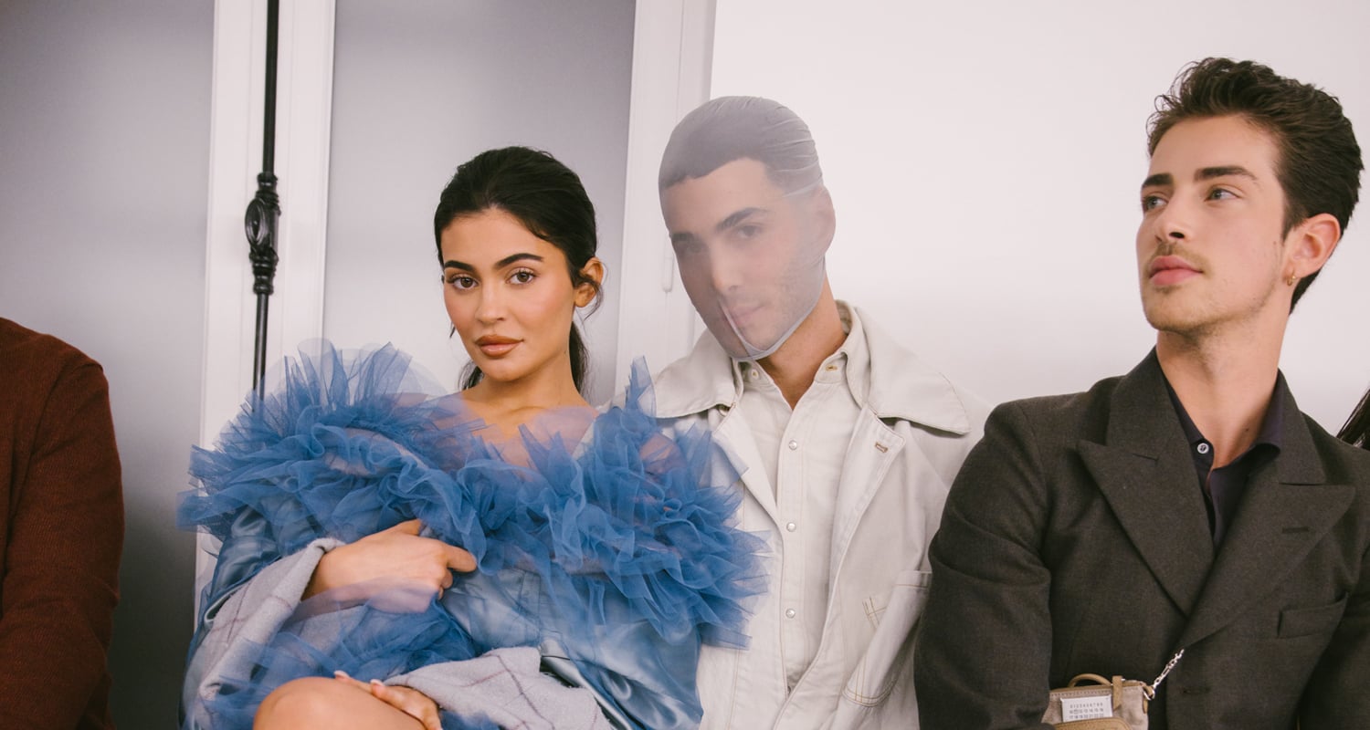 Kylie Jenner, Fai Khadra & Manu Rios Sit Front Row at Maison Margiela Fashion Show