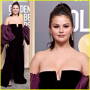 Selena Gomez is All Smiles While Arriving for Golden Globes 2023