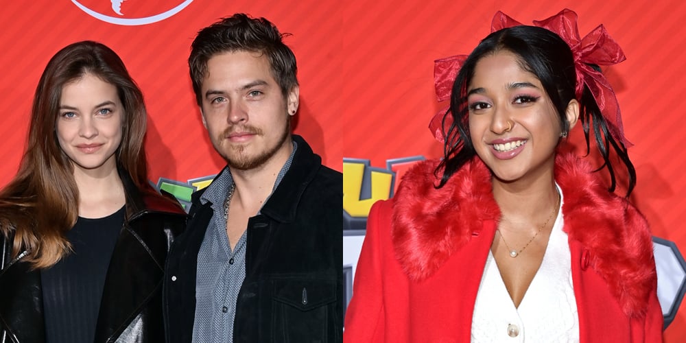 Dylan Sprouse & Barbara Palvin Attend Super Nintendo World Opening with Maitreyi Ramakrishnan & More