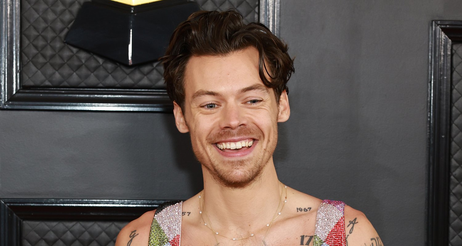 Harry Styles Dons Sparkly Jumpsuit for Grammys 2023 Arrival | 2023 ...