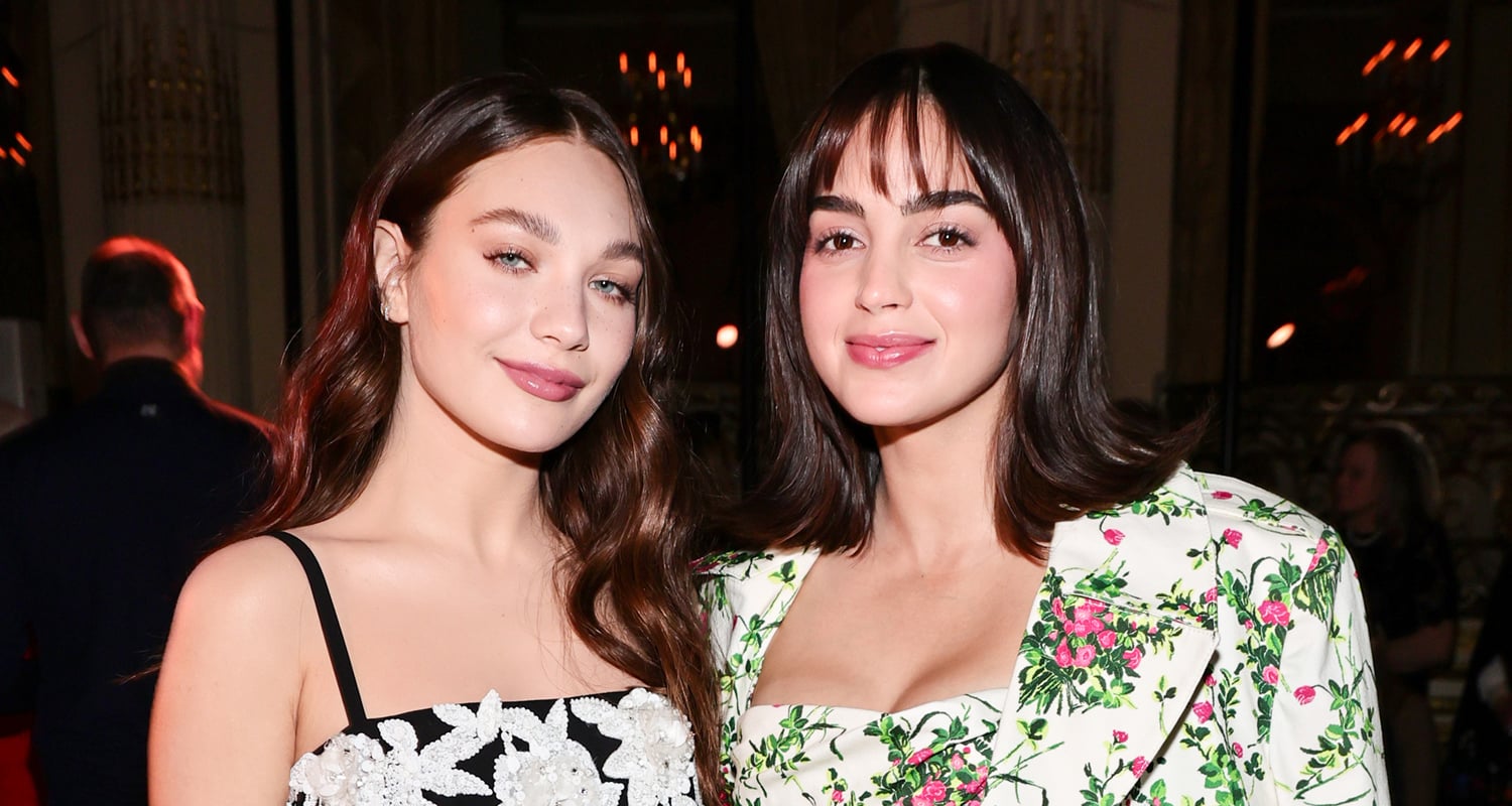 Maddie Ziegler & Melissa Barrera Meet Up at Carolina Herrera Fashion Show