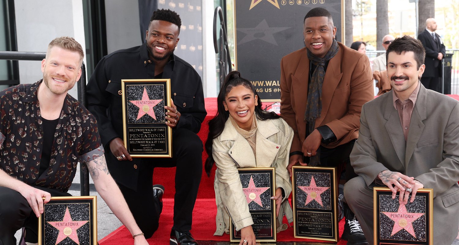 Pentatonix Honored With Star On Hollywood Walk Of Fame, Announce New ...