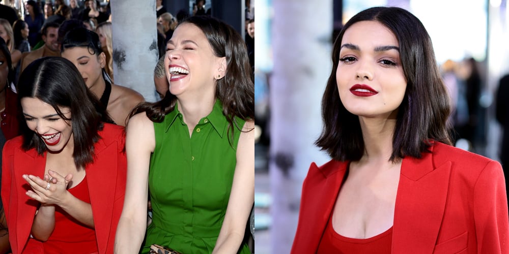 Rachel Zegler & Sutton Foster Share a Laugh at Michael Kors Fashion Show