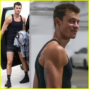 Shawn Mendes Gets in His Gym Pump During Equinox Outing