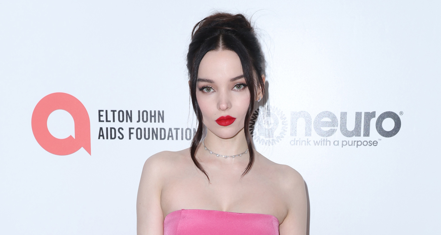 Dove Cameron is Pretty in Pink at Elton John AIDS Foundation’s 2023 Oscars Viewing Party