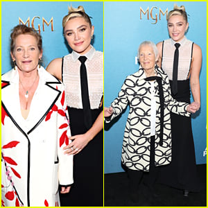 Florence Pugh Brings Mom Deborah & Grandma Pat to 'A Good Person' Premiere