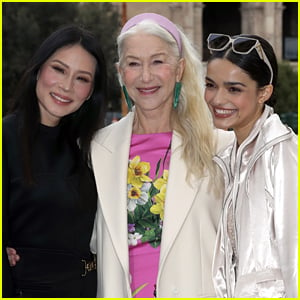 Rachel Zegler Joins 'Shazam!' Sisters Lucy Liu & Helen Mirren at Rome Photo Call