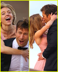Sydney Sweeney & Glen Powell Kiss & Have Fun In New Set Photos for Upcoming Movie