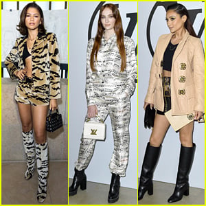 Zendaya, Sophie Turner & Shay Mitchell Attend Louis Vuitton's Paris Fashion Week Show