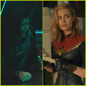 Iman Vellani & Brie Larson Swap Places in First 'The Marvels' Teaser Trailer - Watch!