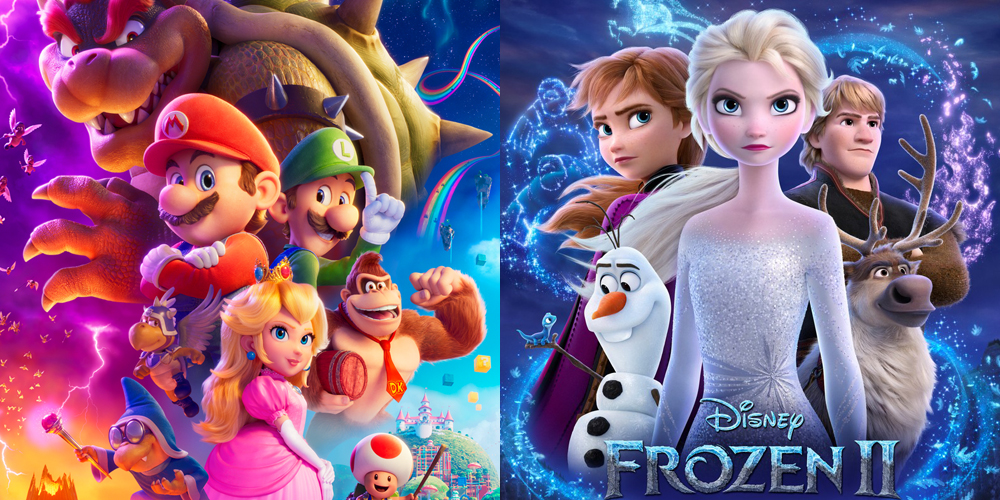 Super Mario Bros' Surpasses 'Frozen' as Second-Biggest Animated Film