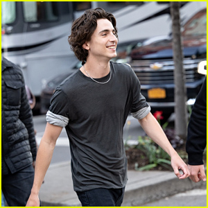 Timothee Chalamet Can Barely Contain His Smile While Getting Back to Work on New Commercial!