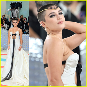 Florence Pugh Debuts Newly Shaved Head at Met Gala 2023