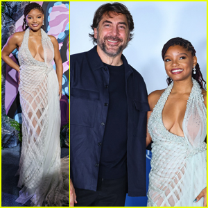 Halle Bailey Channels Ariel in Under the Sea-Inspired Dress at 'Little Mermaid' Premiere in Mexico City