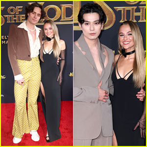 Madison Iseman & Spencer Sutherland Couple Up at 'Knights of the Zodiac' Premiere