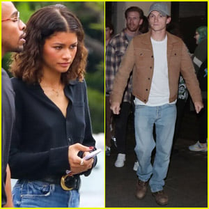 Zendaya & Tom Holland Keep It Casual During Separate Outings Across the Globe