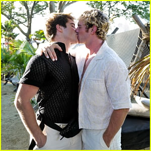 Cruel Summer's Froy Gutierrez Kisses New Boyfriend Zane Phillips at Pride Party!