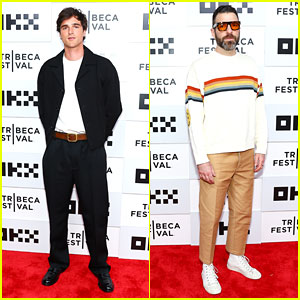 Jacob Elordi Premieres New Movie 'He Went That Way' at Tribeca Film Festival with Zachary Quinto