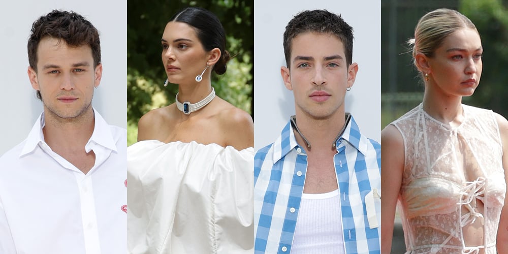 Brandon Flynn, Manu Rios & More Watch On as Kendall Jenner & Gigi Hadid Walk in Jacquemus Fashion Show