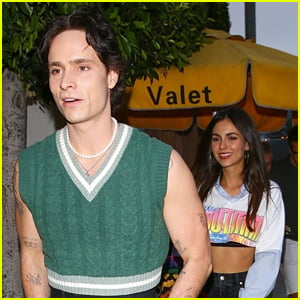 Victoria Justice & Spencer Sutherland Reunite for Night Out in Los Angeles!