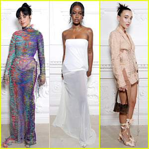 Camila Cabello, Justine Skye & Emma Chamberlain Attend Jean Paul Gaultier Paris Fashion Show