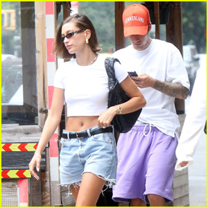 Justin & Hailey Bieber Step Out for Low-Key Lunch Date in NYC