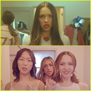 Olivia Rodrigo Enlists BFFs Madison Hu, Tate McRae & Iris Apatow For New 'bad idea right?' Music Video - Watch Now!