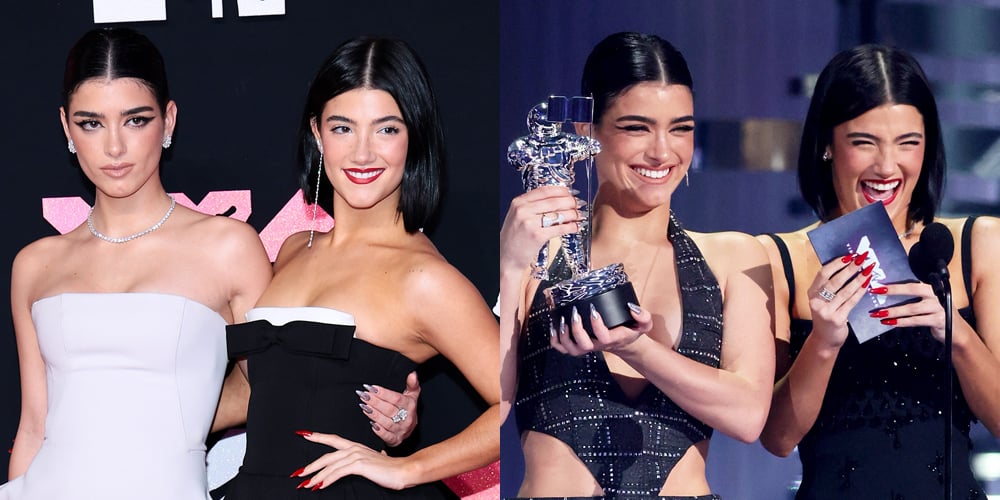 Charli & Dixie D’Amelio Rock 2 Looks Each at MTV VMAs 2023