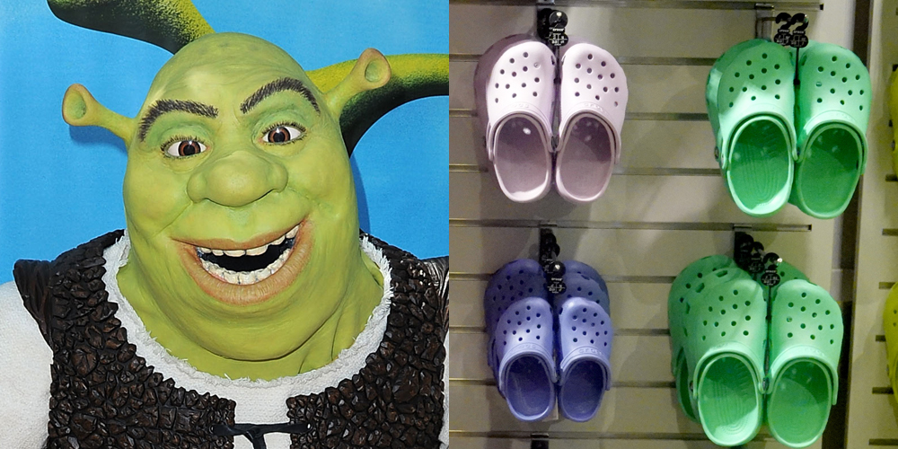 Crocs se une ao Shrek em nova collab incrivelmente horripilante - Tô Na  Fama! - IG