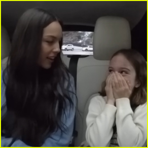 Olivia Rodrigo Surprises Jimmy Kimmel's Kids While Driving to School!