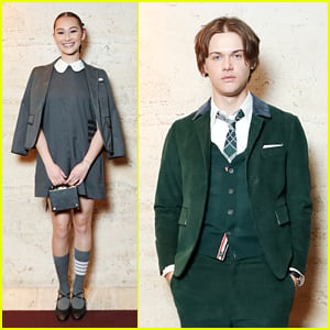 'The Summer I Turned Pretty' Stars Lola Tung & Christopher Briney Attend Thom Browne Event with Star-Studded Crowd!