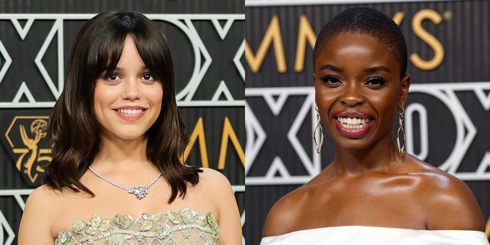 Jenna Ortega & Joy Sunday Are All Smiles While Arriving for the Emmy Awards 2023