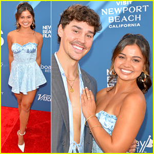 Noah Beck & Siena Agundong Screen New Movie 'Sidelined: The QB & Me' at Newport Beach Film Festival