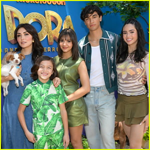 'Dora & the Search for Sol Dorado' Stars Samantha Lorraine, Jacob Rodriguez & More Take Fans Inside LA Premiere (Video)